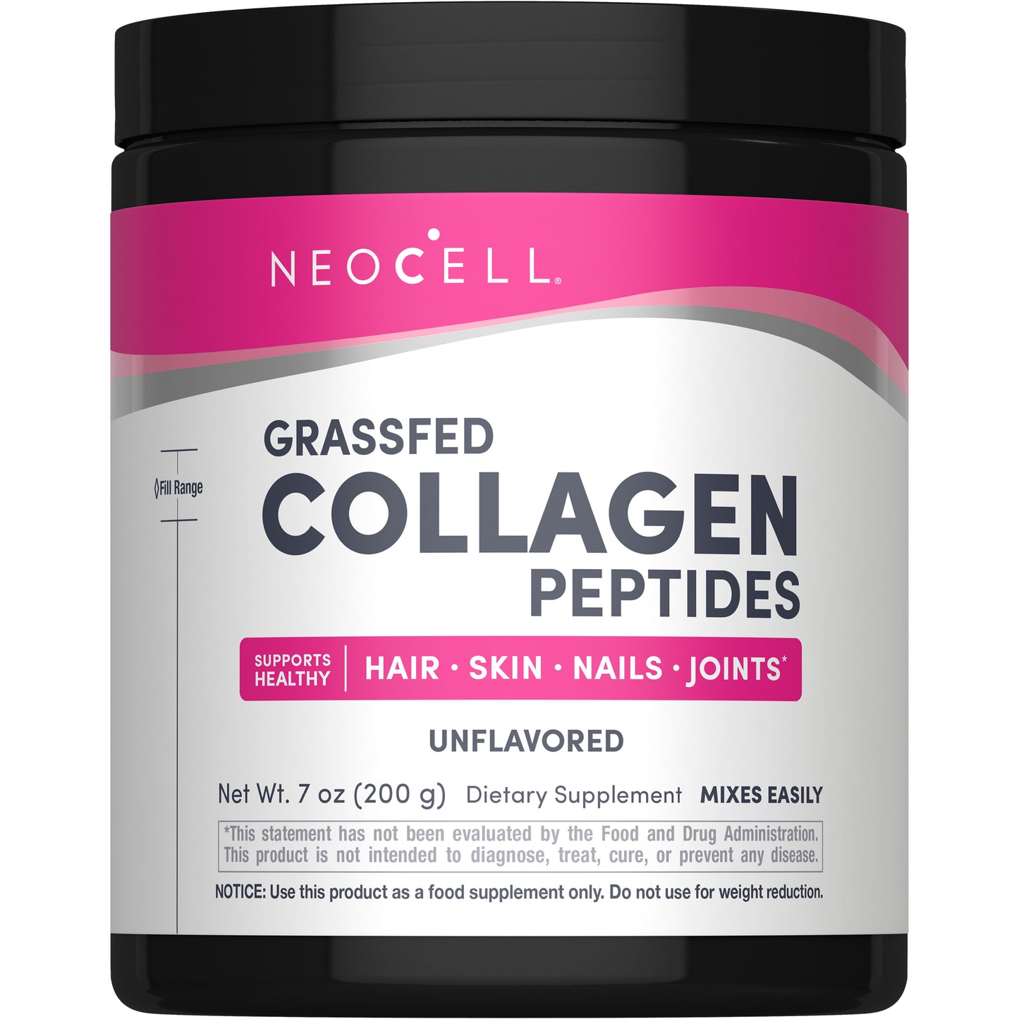 Grassfed Collagen Peptides, 7 Oz (200 G) Powder