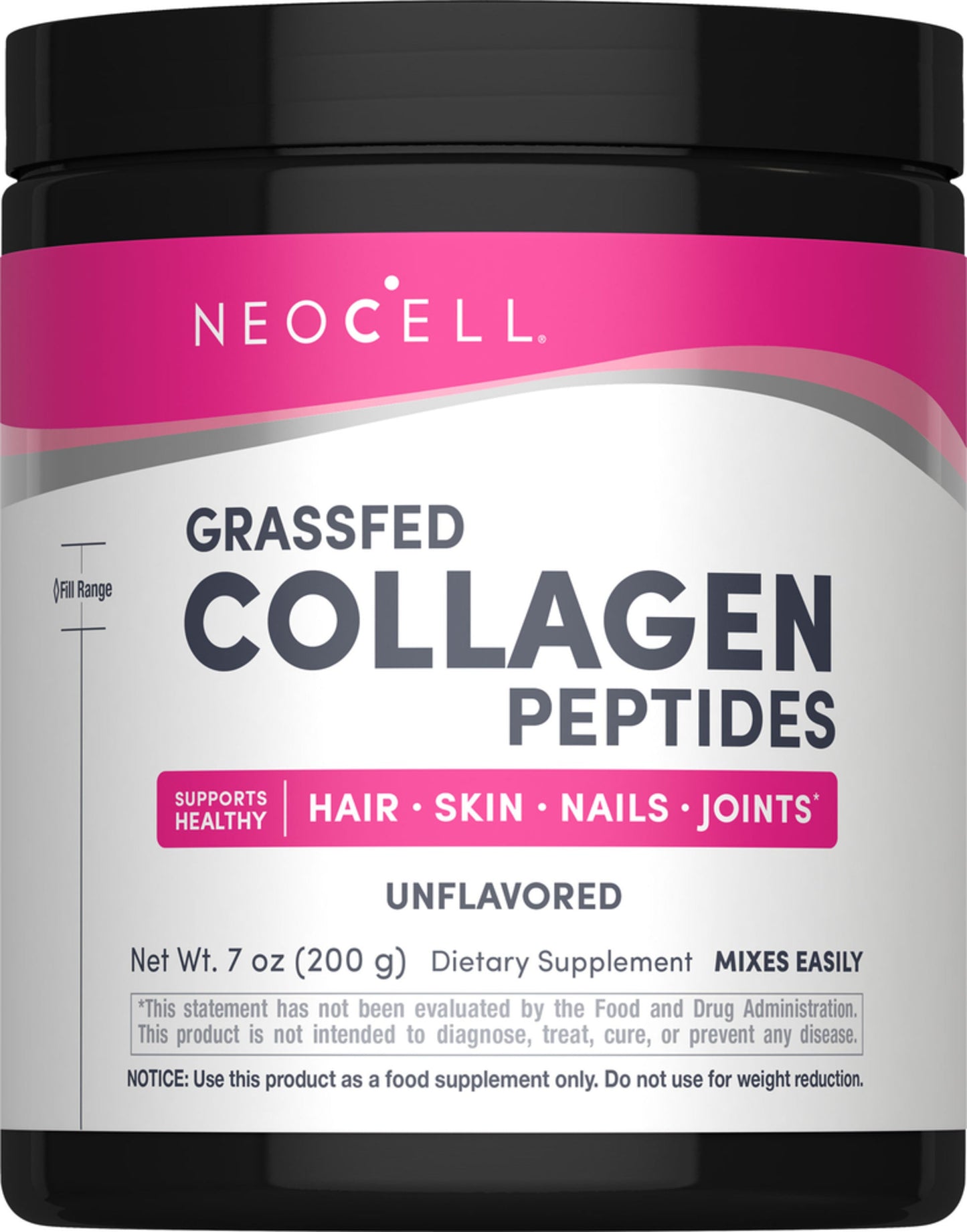 Grassfed Collagen Peptides, 7 Oz (200 G) Powder