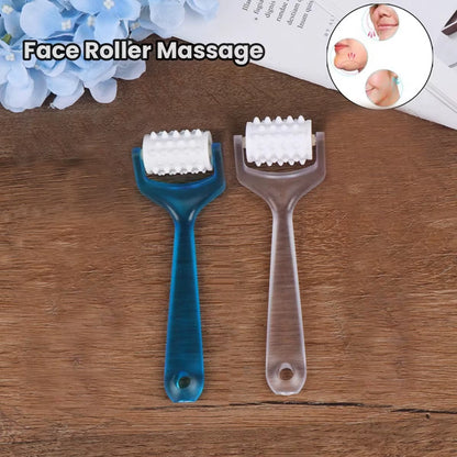 Facial Roller Massager Manualface-Lift Shape Massage Release Muscle Pressure Acupoint Stimulation Multi-Part Body Roller Massage