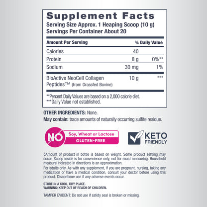 Grassfed Collagen Peptides, 7 Oz (200 G) Powder