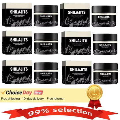 1000Mg Pure Shilajit Resin Mineral Supplements Himalaya Original with 85+ Trace Minerals Fulvic Acid for Beauty Health Wholesale